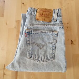 Women's Levi’s Jeans 512 Size 11 Jr S 1998 Y2K  Slim Fit Straight Leg Light Wash